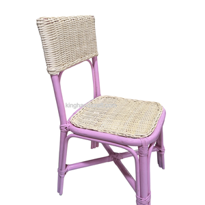 Nouvelle collection 2026 : Chaise enfant en rotin naturel tressé à la main pour la décoration de fêtes d'anniversaire d'enfants - Product Image 6