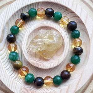 Pulsera Natural de Cuentas de Vidrio Coloridas, Piedra Curativa de Primera Calidad, Producto Profesional para Mayoristas, Codificación Estándar - Product Image 2