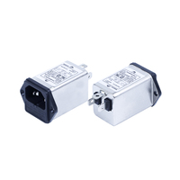 Filtre EMI YBX YB11B2-3A-Q avec entrée IEC et fusible 1A-10A, type de prise pour équipement de stérilisation, certifié CE, 115V/250V 50/60Hz
