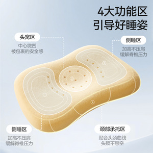 Almohada de silicona transpirable con diseño de personajes para bebés de 1 a 6 años, soporte espinal, para todas las estaciones, October Crystal - Product Image 3