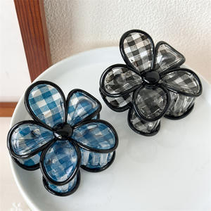 Pinza de Pelo de Plástico con Diseño Floral Hecha a Mano, Nueva Llegada de Fábrica, Accesorios para el Cabello Hechos a Mano para Mujer - Product Image 2