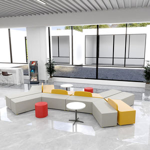 Современный стиль, секционный диван из искусственной кожи для офиса, библиотеки, приемной, модульный зал ожидания, для общественных мест, для совместной работы - Product Image 5