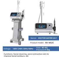 Pistolet de nettoyage facial à jet d'eau haute pression 2 en 1 Aqua Water Jet Peel