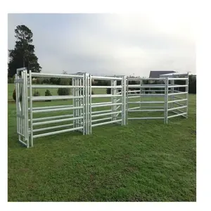 Manufacturer Wholesale Heavy Duty Portable Galvanized Metal Livestock Fence For Farm