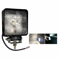 Lampe de travail LED 15W DC10/80V phare de chariot élévateur tout-terrain UTV lumière auxiliaire de lueur de neige accessoires de sécurité pour la construction
