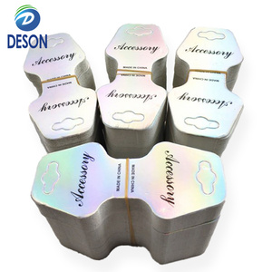 Meishan Custom Design Printing Cards Full Color Screen Printed 800g Cardstock Holographic Effect with Appreciation Instructions