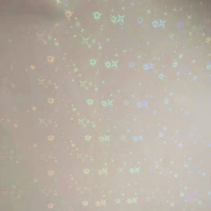 Fogli di laminazione olografici in PVC di alta qualità resistenti all'umidità, pellicola di laminazione a freddo con stelle scintillanti, cornice fotografica morbida e lucida - Product Image 4