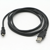 Cable USB 2.0 a Mini USB de 5 Pines, Cable de Datos USB para Cámara UC-E6 de 8 Pines