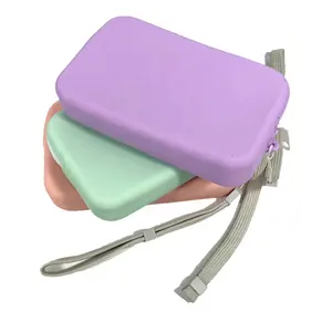 Factory direct water-proof rubber coin pouch Mini pouch Silicone coin Pouch