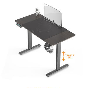 Modern Home Office Desk Frame with Electric Stand Motorized <strong>Adjustable</strong> <strong>Height</strong> Ergonomic Office Furniture Dining <strong>Table</strong> 5sets - Product Image 1