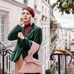 Bolso de mano de algodón con nudo en la muñeca, tipo cartera de mano, bolso de noche pequeño con nudo, regalo promocional - Product Image 6