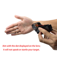 Lunette de visée point rouge Reflex pour tir à l'arc en extérieur, accessoire de pratique de tir à la fronde avec support intégré et batterie