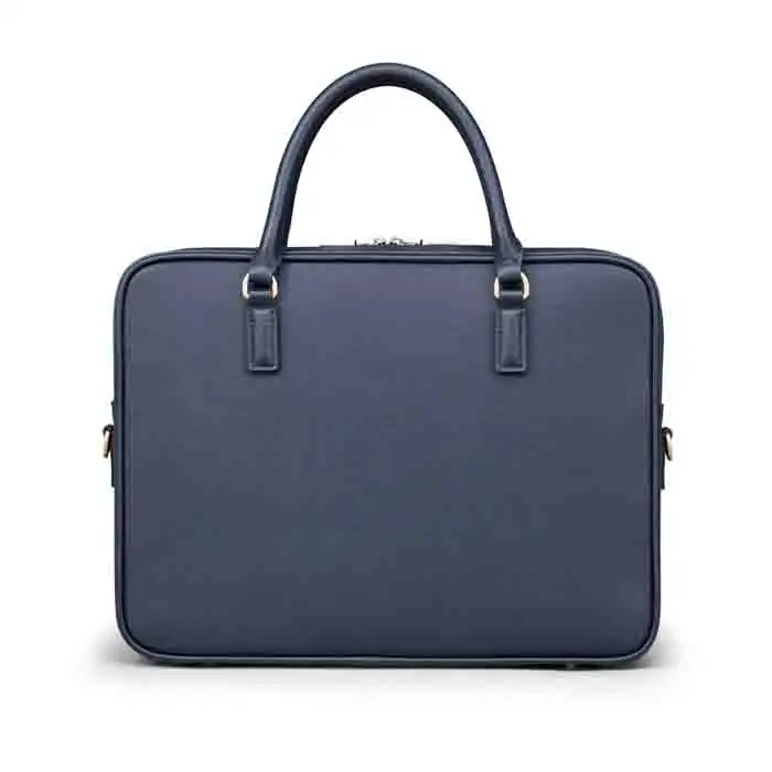Minimalist Business Bag Handbag Men Leather Briefcase Business Portable Causal Messenger Bag Large-capacity Laptop Bag