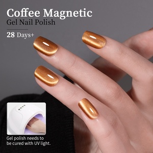 R S Nail 9ml Caramel Brun Café Chat Gel Magnétique Nail Supplies Automne Eau Lumière Cat Eye Gel Vernis Nail Art Vernis - Product Image 3