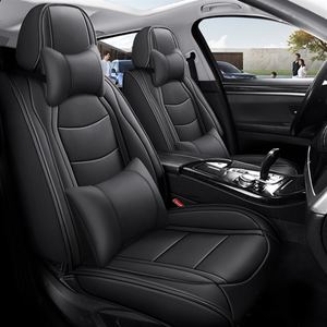 Spor-lüks iş tarzı deri araba koltuk minderi koruyucu iç ön aksesuar uyumlu kapakları - Product Image 3