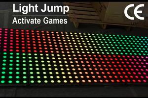 Pistes de danse LED pour mariage, projecteurs DJ portables, panneau matriciel DMX512 IP55 RGB en acier inoxydable + verre trempé, sol à pixels numériques - Product Image 6