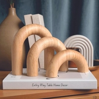 Arches en bois de décoration pour lot de 3 décorations pour l'intérieur de la maison autres articles de décoration accessoires vente en gros
