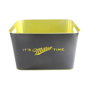 Secchiello per Ghiaccio da Esterno Personalizzabile con Foto, Testo e <span class=keywords><strong>Nome</strong></span>, Grande Secchiello Dorato da 8L - Product Image 3