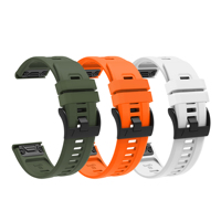 Gelang Silikon CM 26mm untuk GARMIN Fenix 7X Pro/6X /5X /5X Plus / 6X Pro/ Descent Mk2i /MK3i