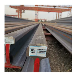 EN 13674 900A R260 54E1/UIC54 de acero pesado ferrocarril rieles 54,77 kg/m
