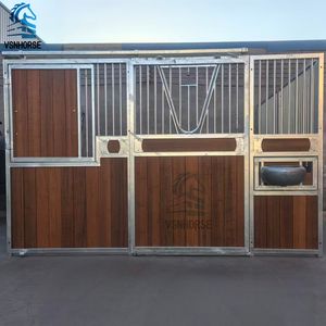 Écurie à <span class=keywords><strong>chevaux</strong></span> classique luxueuse sur mesure de 10 pieds, équipement d'écurie préfabriqué en métal galvanisé, Les <span class=keywords><strong>Chevaux</strong></span> - Product Image 3