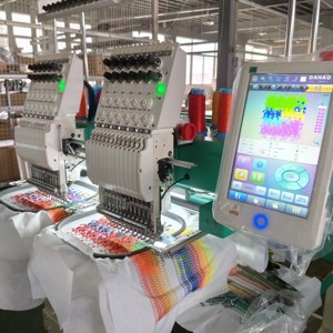 Máquina de Bordar Industrial <span class=keywords><strong>FEIYA</strong></span> 1202 de Doble Cabezal con 12 Agujas para Todo Tipo de Camisetas - Product Image 2