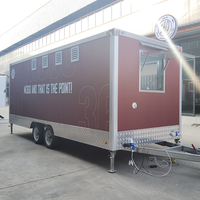 Équipement de taille personnalisée cuisine mobile restaurant chariot de restauration camion de restauration rapide magasin d'alimentation mobile tacos casse-croûte chariot camion remorque de nourriture
