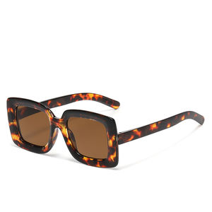 Kính mát thời trang xu hướng <span class=keywords><strong>2026</strong></span>, kiểu dáng vuông cỡ lớn, gọng dày cổ điển, in logo tùy chỉnh, dành cho nam và nữ - Product Image 4