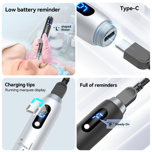 <span class=keywords><strong>Dr</strong></span>.penM7S - Pluma Profesional de Microagujas Gris, <span class=keywords><strong>Dermapen</strong></span> Blanqueador con Longitud de Aguja Ajustable, Dispositivo de Belleza para el Cuidado de la Piel - Product Image 4