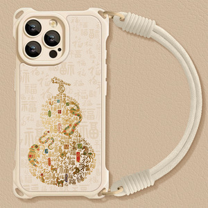 <span class=keywords><strong>Funda</strong></span> Lotus Shell para <span class=keywords><strong>iPhone</strong></span> 17 16 Pro Max, correa de silicona para <span class=keywords><strong>iPhone</strong></span> 14, <span class=keywords><strong>cuerda</strong></span> colgante de 4 esquinas, estilo chino <span class=keywords><strong>13</strong></span> 12 - Product Image 1