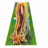 100 pièces/lot, sangle de poignet universelle de 18 mm de longueur, cordon, sangle, cordon, pour porte-carte de visite, porte-clés, téléphone, appareil photo, décoration