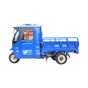 รถสามล้อไฟฟ้า 12V 801-1000W ได้รับการรับรองมาตรฐาน CCC แบบมีหลังคา บรรทุกได้ 400 กก. - Product Image 1