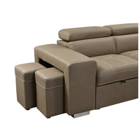 Canapé-lit pliant en velours en forme de L, deux places, design européen OEM, écologique, confortable, durable, meubles pour la maison