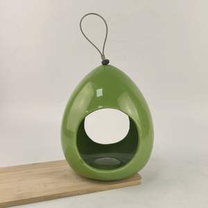 Céramique Coloré Bleu Mésange Oiseau Sauvage Robin Mangeoire Graine Glacée Noix Gel Oiseau Mangeoire pour Jardin Extérieur Suspendu - Product Image 5