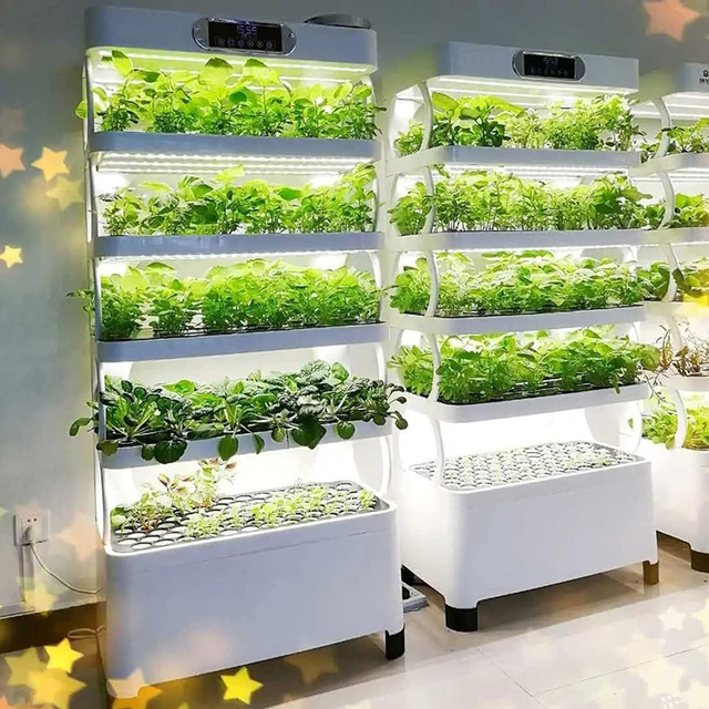 Vertical Indoor Plants Growing Cabinet Smart Hydroponic Indoor
