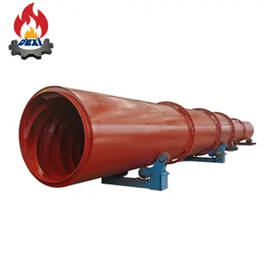 Venta caliente de flujo de tubería de aire caliente astillas de madera máquina de secado de aserrín tambor rotativo Máquina secadora de aserrín de madera