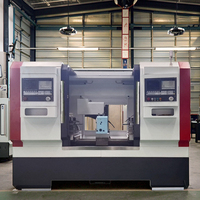 Machine de tour CNC automatique HX-4060-30 à vendre Système de contrôle CNC horizontal à alimentation automatique (GSK) Capacité d'usinage à usage moyen