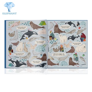 Libro Infantil Personalizado en China con Impresión de Tinta Ecológica a Color, Dibujos Animados en Inglés, Adhesivos Mágicos para Niños y Bebés - Product Image 5