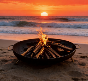 Modern Round Corten Steel <strong>Fire</strong> <strong>Pit</strong> Smokeless Wood Burning Heater for <strong>Camping</strong> - Product Image 5