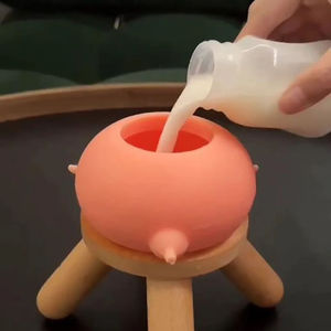 Jouet distributeur de nourriture pour animaux de compagnie, pompe à lait pour chiots et chats, ensemble de distributeurs de nourriture en silicone pour animaux de compagnie - Product Image 3