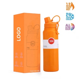 Frasco de vacío de Gimnasio Deportivo portátil de acero inoxidable 304 de alta calidad, botella de agua térmica aislada - Product Image 1