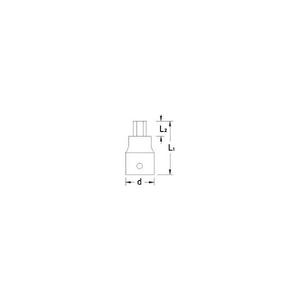 Gedore-6176010ไขควงบิตซ็อกเก็ต1/4 ''สำหรับสกรูในหน่วยเมตริก-ซ็อกเก็ตมือ4010886617601 1/4" - Product Image 3