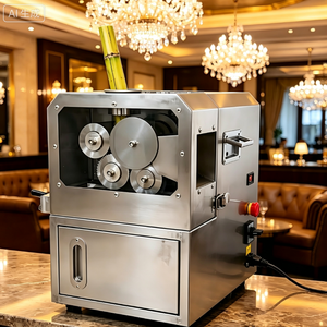 Stainless Steel 4 Roll Automatic Sugarcane Juicer Machine Commercial <b>Juice</b> <b>Extractor</b> Motor Powered High Yield - Product Image 1