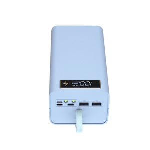 21パック18650大容量パワーバンクケース (バッテリーなし) PD 10W 18W 22.5WワイヤレスQI 5W 10W 15W Type-C LCDディスプレイ - Product Image 2