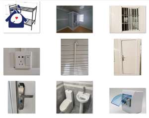 Módulo plegable móvil de varios tamaños diseñado para casas con baño, cocina, listo para enviar, almacén de acero ligero - Product Image 6