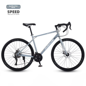 700C Velocidade Variável <span class=keywords><strong>Road</strong></span> <span class=keywords><strong>Bike</strong></span> Bent Guiador 27 Speed Disc <span class=keywords><strong>Brake</strong></span> Aço Carbono Bicicleta de Estrada Bicicleta de Corrida de Estrada para Adultos - Product Image 1