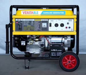 Chuyên nghiệp tự động bắt đầu kiểm soát 3 giai đoạn 7.5 Kw 230V 7.5 KVA im lặng 8500 Xăng xăng máy phát điện với xử lý và bánh xe - Product Image 2