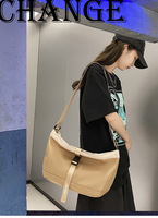 Sac bandoulière unisexe avec boucle à dégagement rapide, poche antivol pour tablette, poches intérieures zippées, sangle réglable, vente en gros