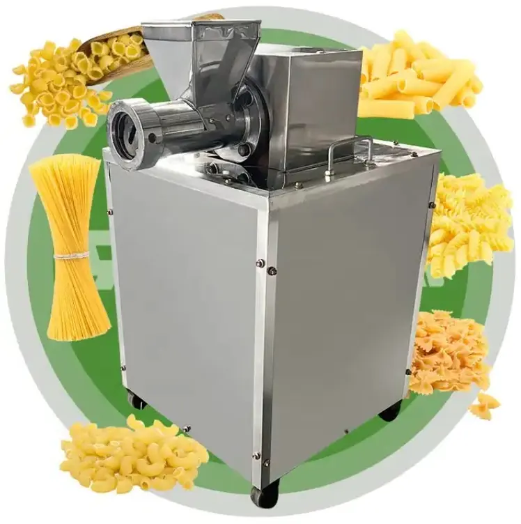 Automatische Elektrische Pasta Macaroni Machine Holle Buis Noedels Vormen Spaghetti Extruder Pasta Deeg Kneden