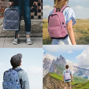 Stampa personalizzata popolare zaino di ricarica USB <span class=keywords><strong>borse</strong></span> da scuola <span class=keywords><strong>per</strong></span> adolescenti <span class=keywords><strong>per</strong></span> studenti universitari - Product Image 3